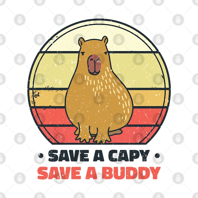 World Wildlife Day Capybara Animal Welfare Retro Wildlife by Tom´s TeeStore