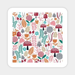 Autumn floral pattern Magnet