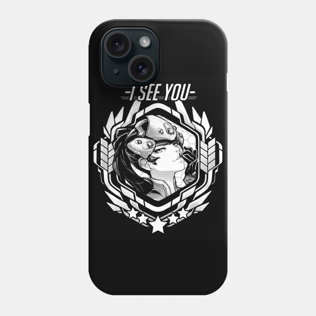 Widowmaker "I See You" Phone Case by RobotCatArt