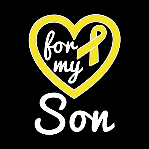 Sarcoma Cancer Shirt for Son Ribbon Awareness Products by ChristianCrecenzio