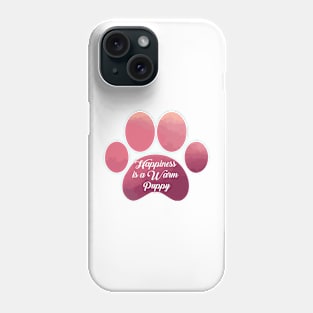 Warm puppy Paw Phone Case