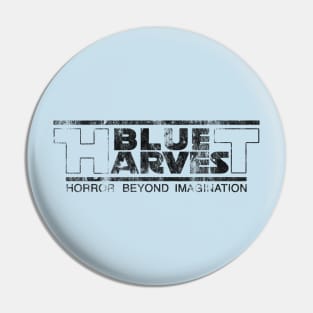 Blue Harvest - distressed (black) Pin