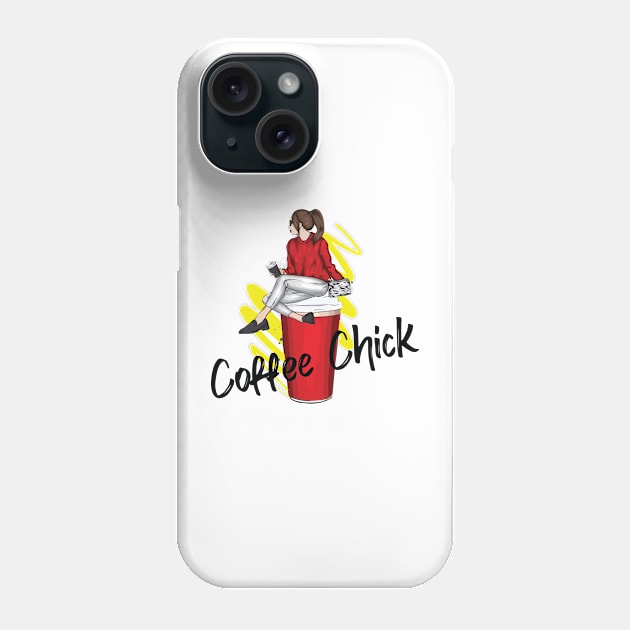 Coffee Chick Phone Case by FSU Originals 