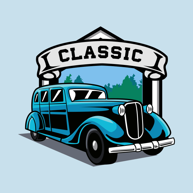 Classic Car Badge by Harrisaputra