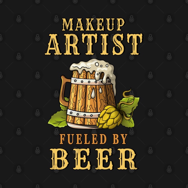 Makeup Artist Fueled by Beer by jeric020290