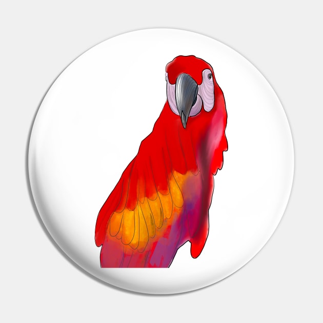 Guacamaya Pin by Andrea Ruiz Designs