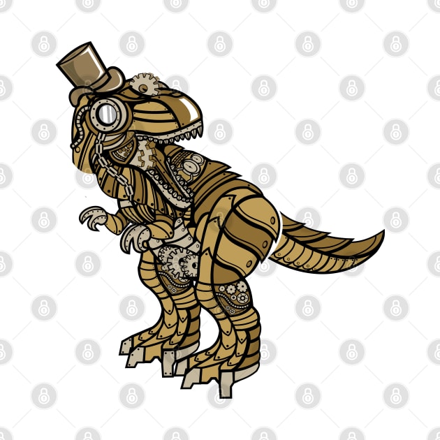 Steampunk T rex by Mako Design 