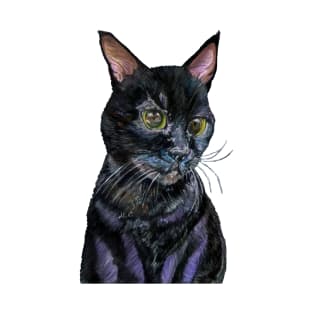 Portrait of a Black Cat T-Shirt