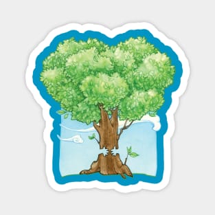 Tree Hugger Magnet