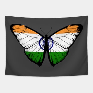 Vintage India Butterfly Moth | Pray For India and Stand with India Tapestry