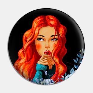 A beautiful Woman Pin