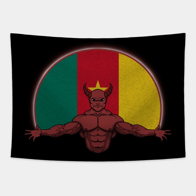 Devil Cameroon Tapestry by RampArt