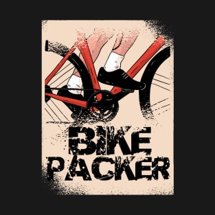 Cool Bikepacker Graphic Design T-Shirt