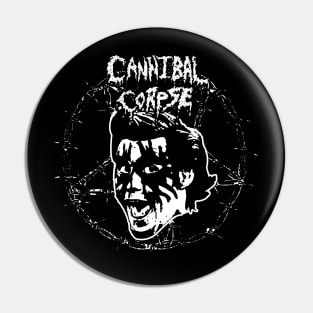 Death Metal Comedy Pin