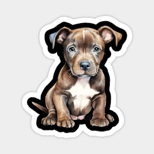 Puppy Pit Bull Magnet