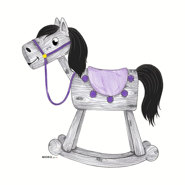 ROCKY the rocking horse by MOKO.illustrations.junior