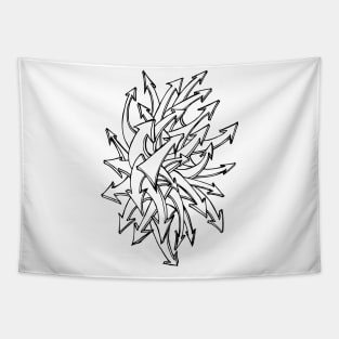 Abstract Arrow Tapestry