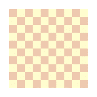 Desert Sand and Cream Checkerboard T-Shirt