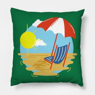 The beach Pillow