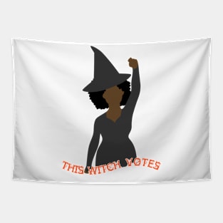 This Witch Votes-Black Woman! Tapestry