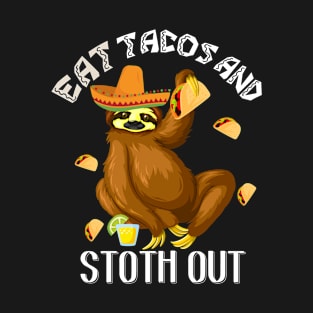 Sloth cinco de mayo T-Shirt