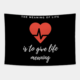 The meaning of life Tapestry