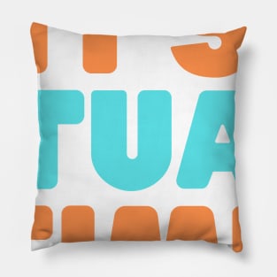 It's Tua Time - Miami Dolphins Tee Pillow