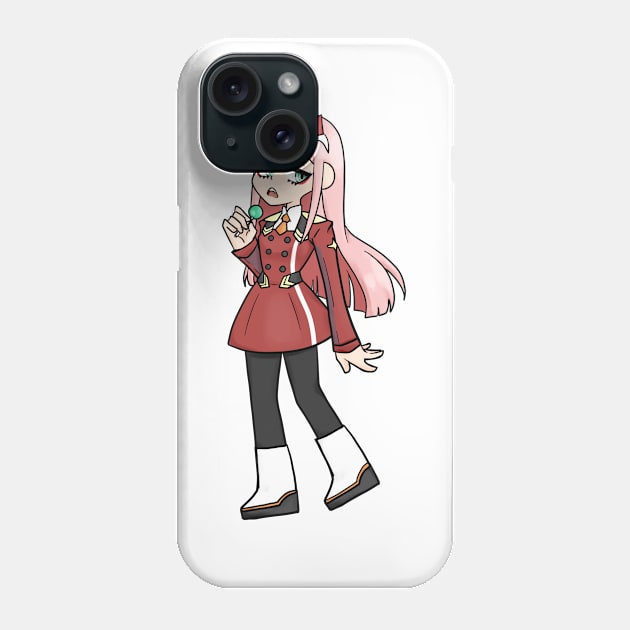 Zero Two Phone Case by miooaoyamyam