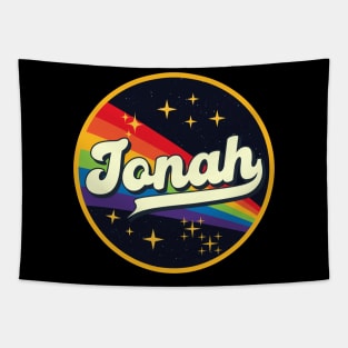 Jonah // Rainbow In Space Vintage Style Tapestry