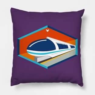 Monorail Teal Pillow