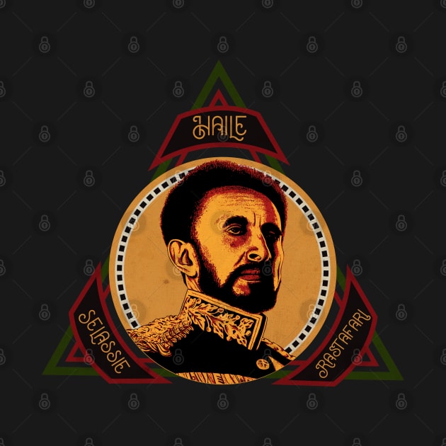 Haile Selassie I Jah Rastafari by CTShirts