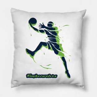 Minnesota Timberwolves Fans - NBA T-Shirt Pillow