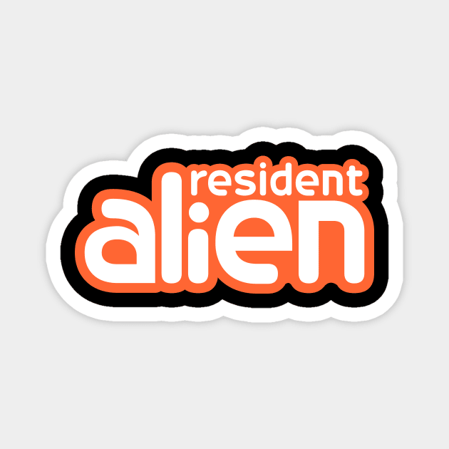 Resident Alien Logo Magnet by Vault Emporium