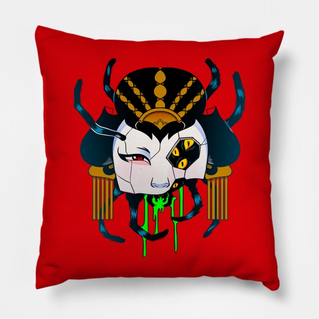 POSSESSED GEISHA 2/2 Pillow by GOUP