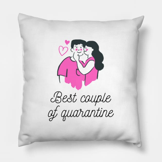 Best Couple of Quarantine Pillow by ugurbaristas