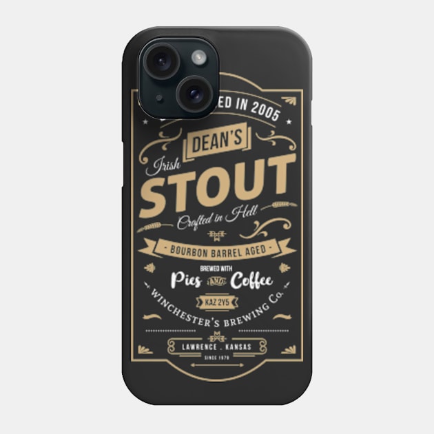 Dean's Irish Stout Phone Case by Plan8