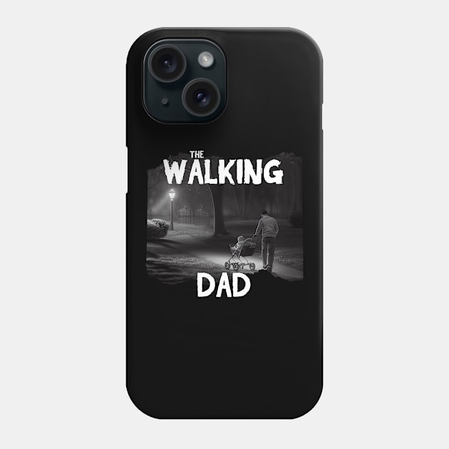 The Walking Dad - Walks In The Park With A Stroller Phone Case by PD-Store