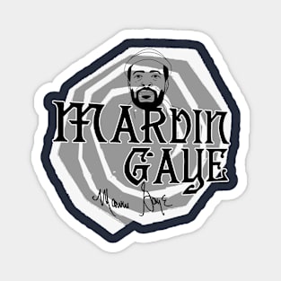 Retro marvin gaye Magnet