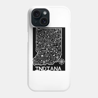 Indiana Map Phone Case