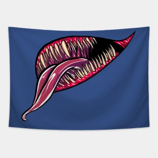 Mimic Mouth 3 Tapestry