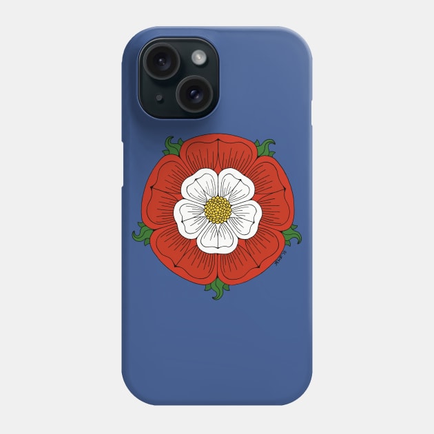 Tudor Rose Phone Case by AzureLionProductions