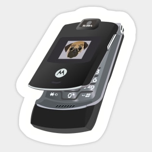 chanel y2k flip phone  Sticker for Sale by Liiiiiiiiv