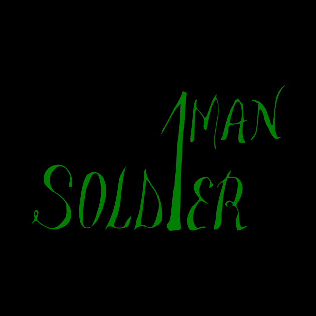 one man soldier by Oluwa290