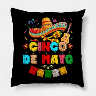 fiesta squad cinco de mayo Pillow