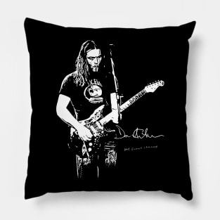 David Gilmour Guitar Vector Art 4 Pillow