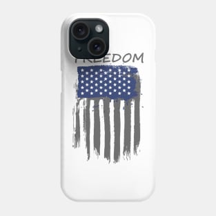 Freedom Painted American Flag Phone Case