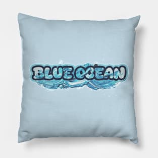 Blue Wave Pillow