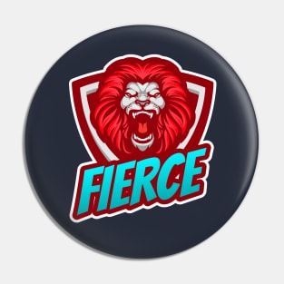 Lion Face Pin