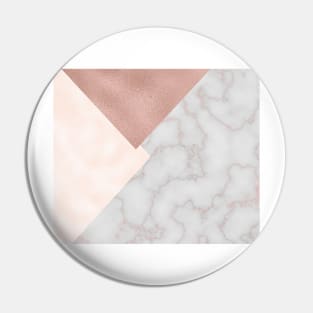 Bermuda bronze - rose gold marble. Pin