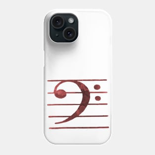 Bass Clef Phone Case